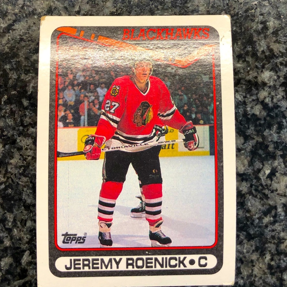 Jeremy Roenick Topps 1990 #7 Hockey Card!!!